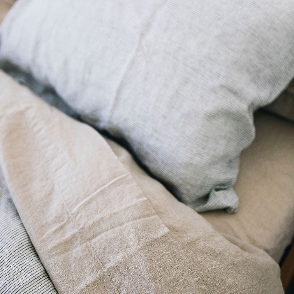 French the highest quality 100% linen plain medium weight fabric wholesale for sheet quilt cover