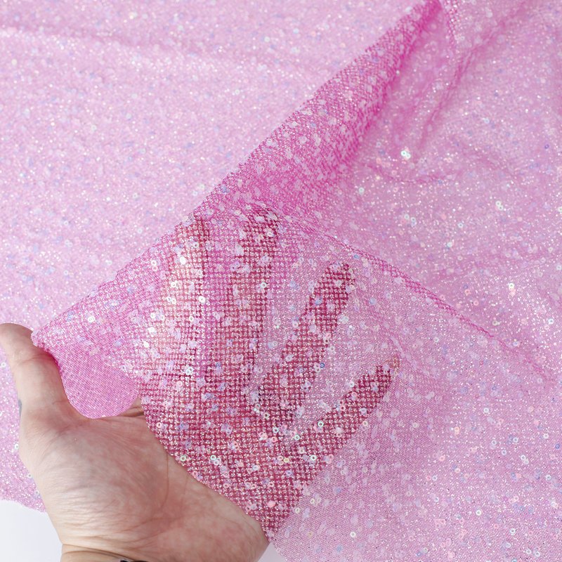 2024 Sequins Mesh FabricGold Spray Wedding Dress Evening Dress Fabric Gold Spray Wedding Clothes Mesh Cloth