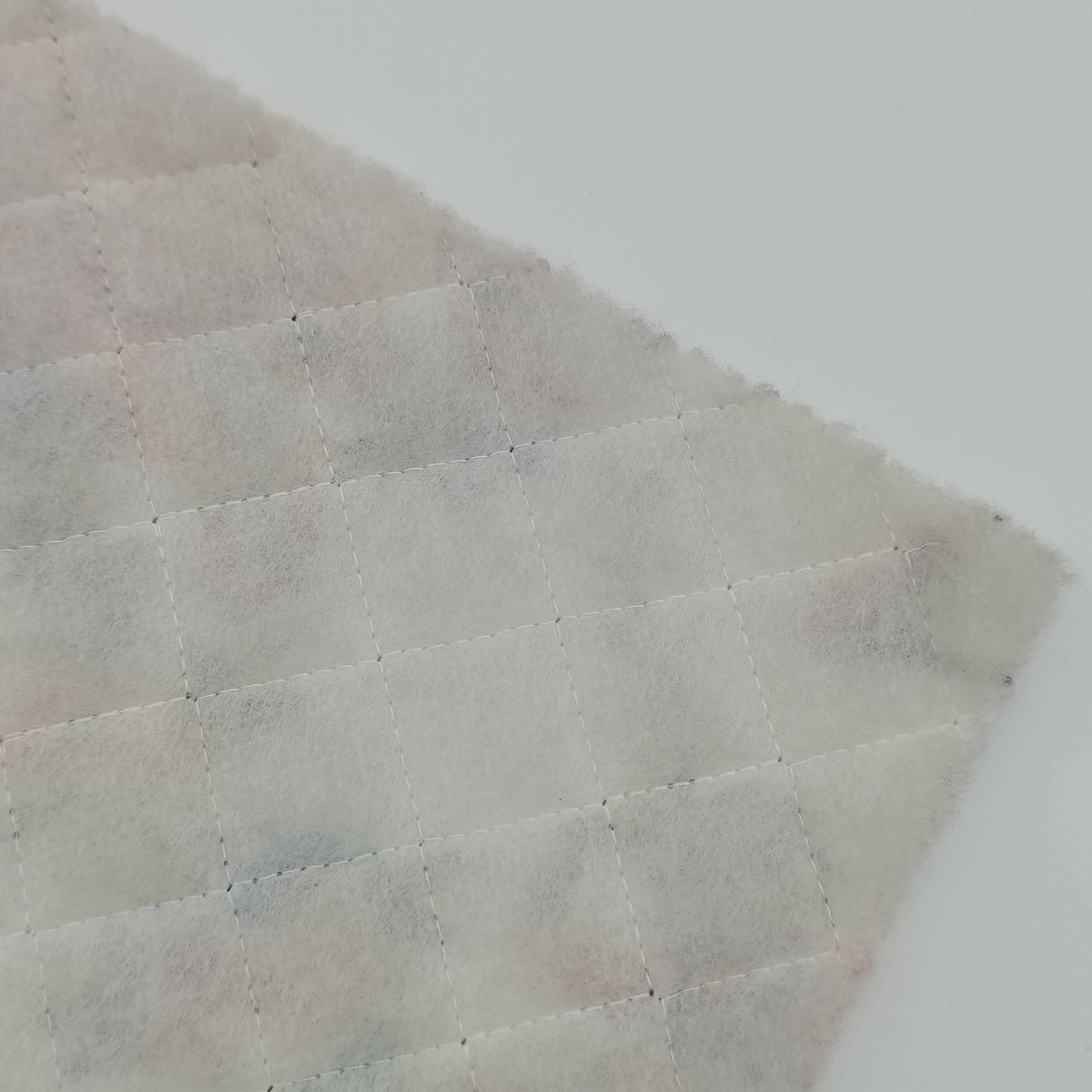 Quilting series mesh floral printed pongee 100% polyester quilted fabric for garment