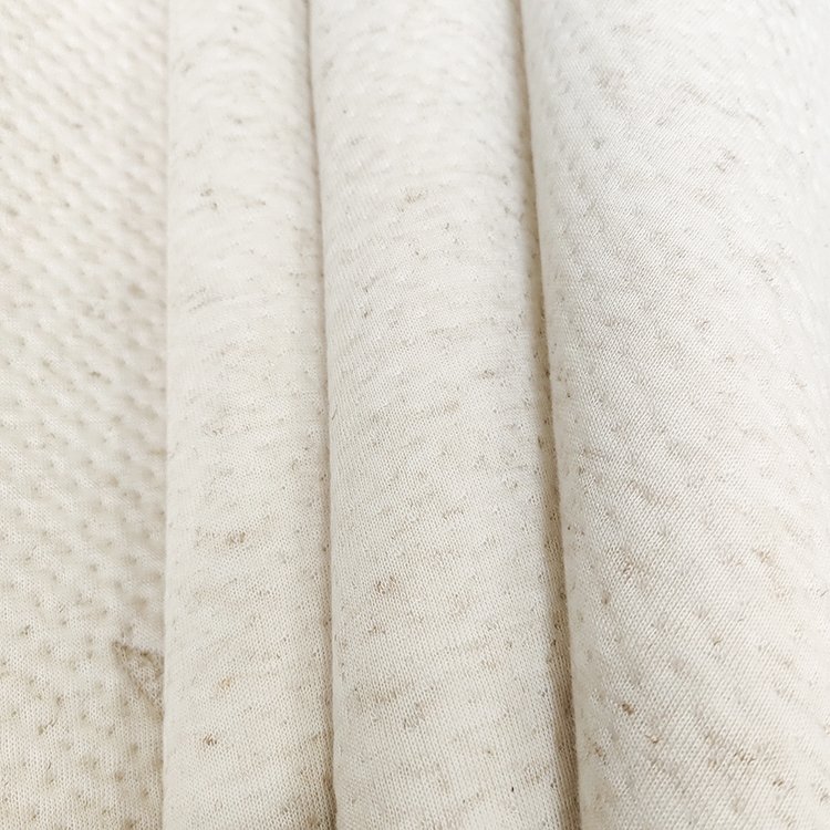 Factory direct sale dirt resistant plain color good care 100% linen fabric for mattress