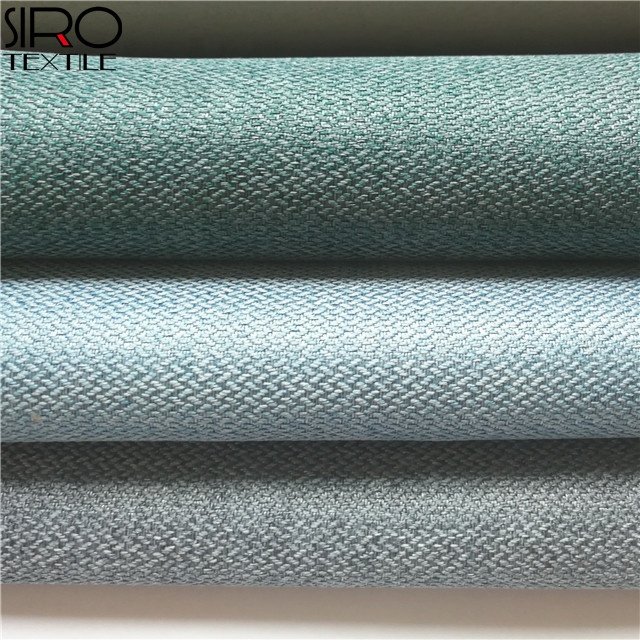 Factory supply woven linen like 100% polyester china curtain fabrics for home curtain