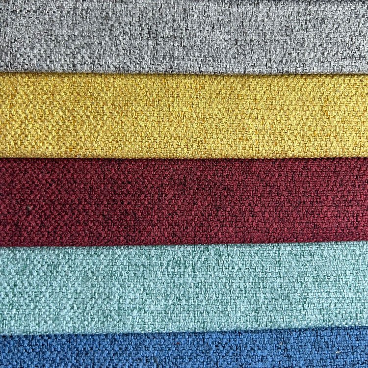 Wholesale Linen Fabric Importer Linen Look 100% Polyester Linen Like Sofa Fabric