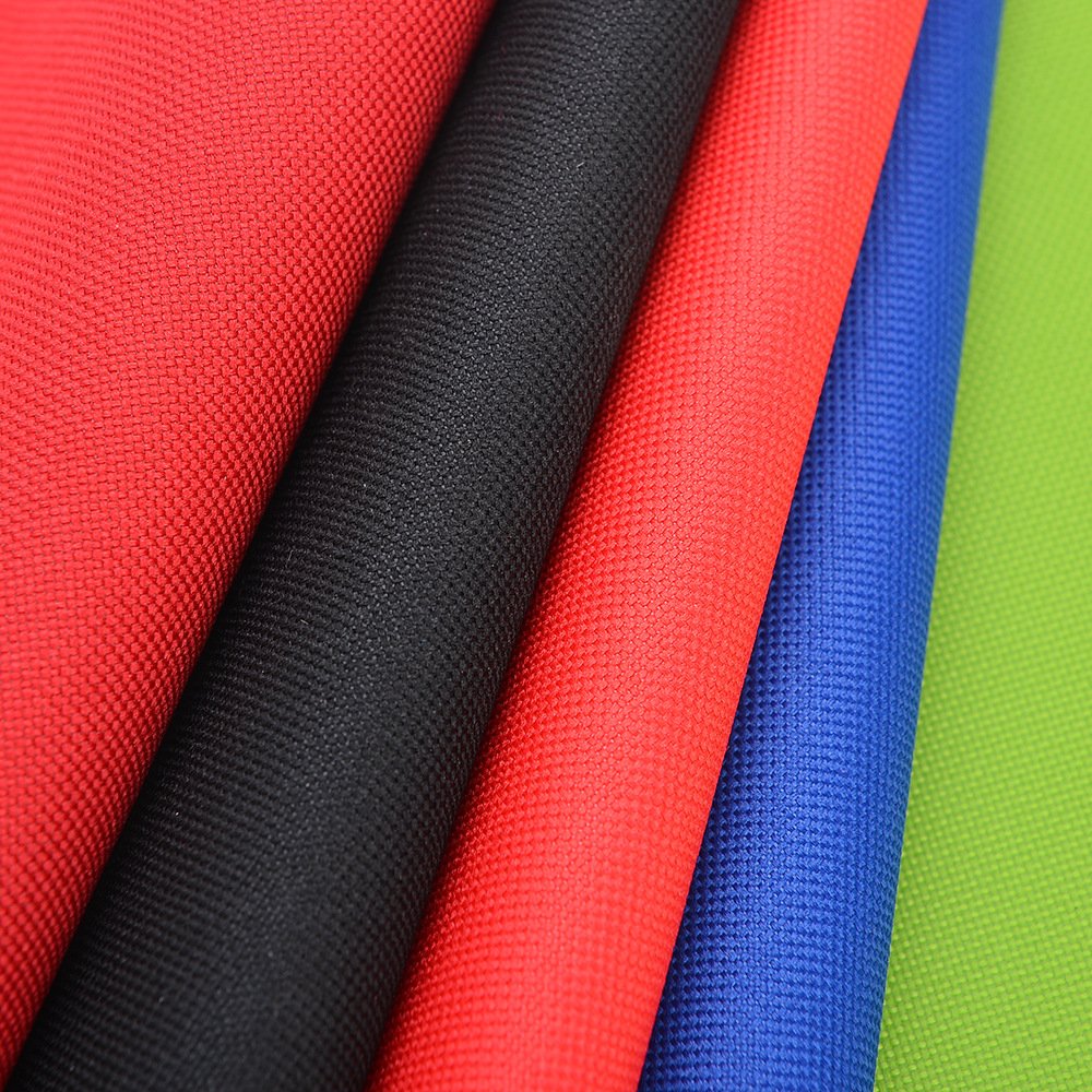 Wholesale 600d polyester oxford fabric bag material pvc coated fabric for bag