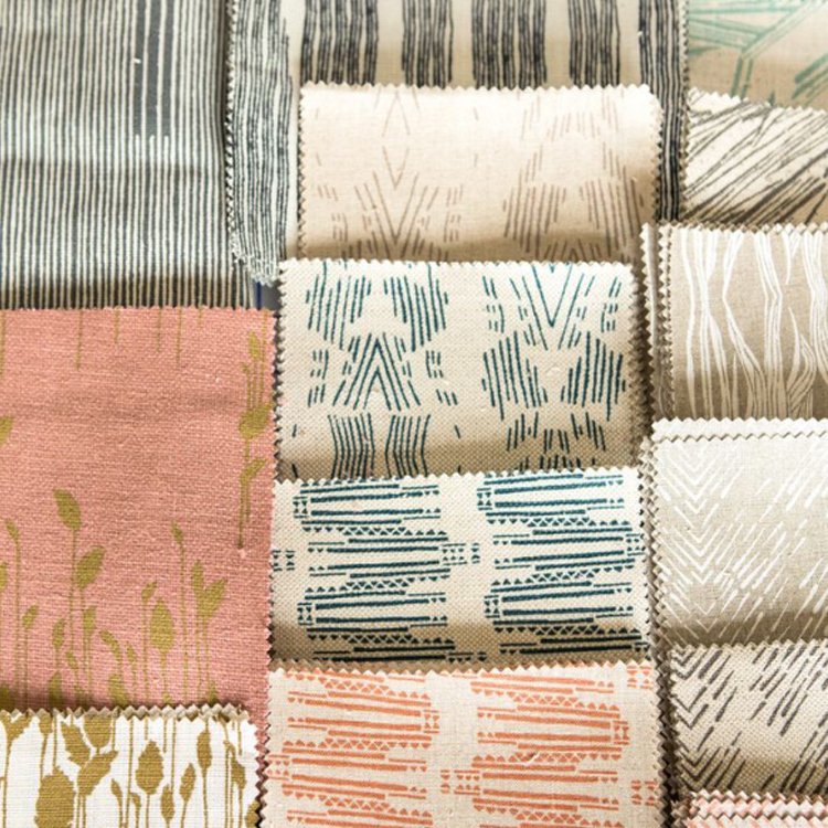 Eco friendly french 100% pure flax organic soft no moq custom design woven weave lightweight digital printed linen fabric