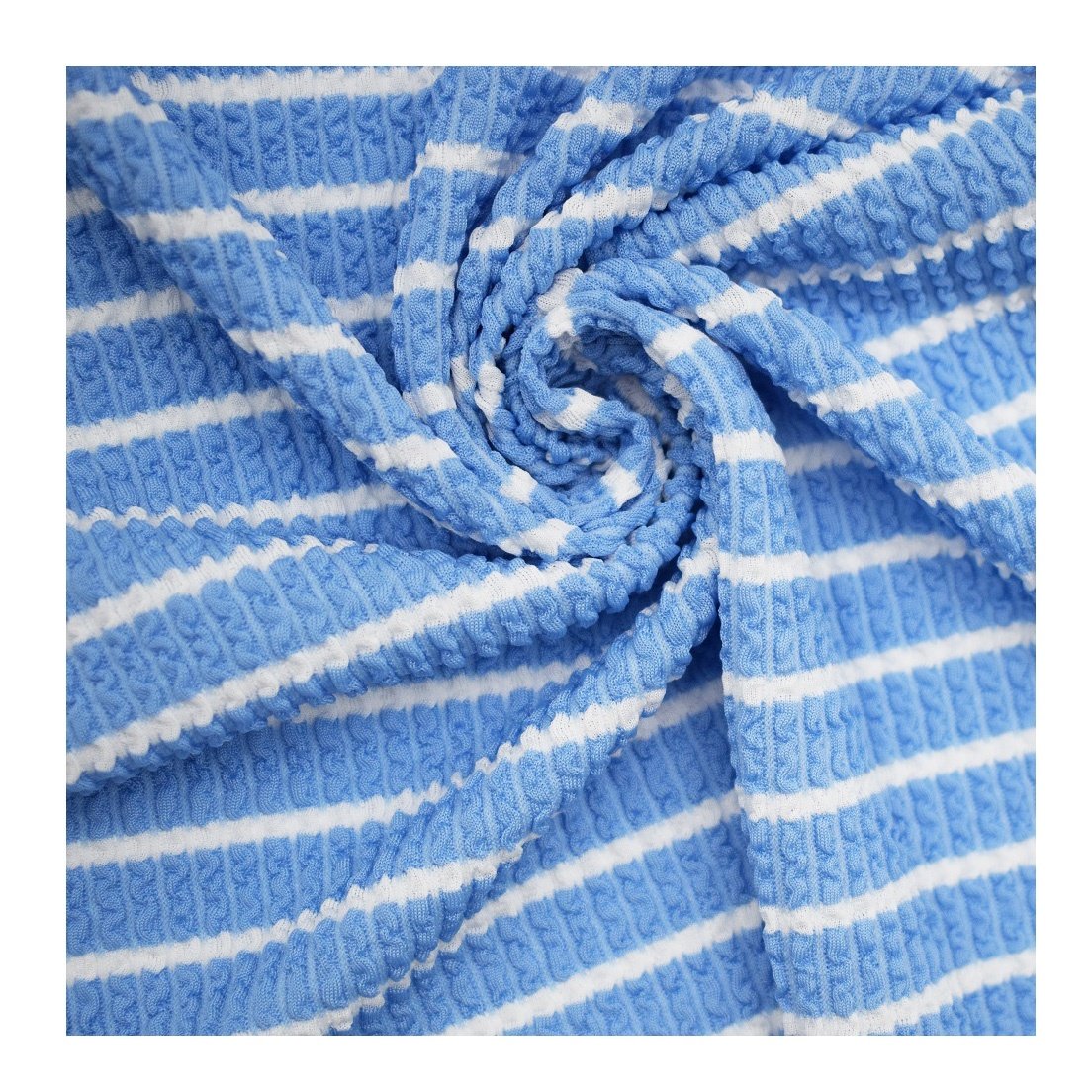 XA1225 stripe seersucker fabric for swimwear bikini dress nylon polyester crinkle swimsuit spandex good stretch Hunza G fabric