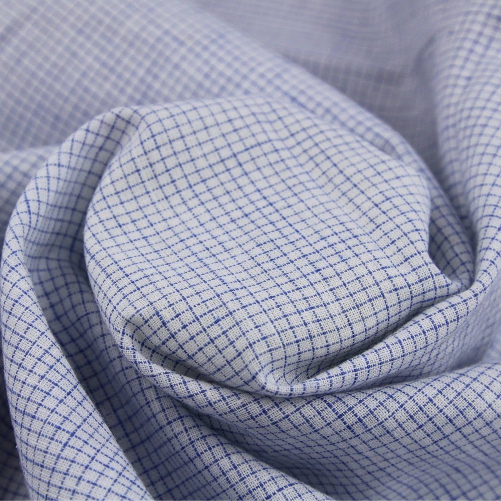 Exquisite and magnificent Blackout Linen Cotton Yarn Dyed Check Fabric for Dress or Shirt or Garment