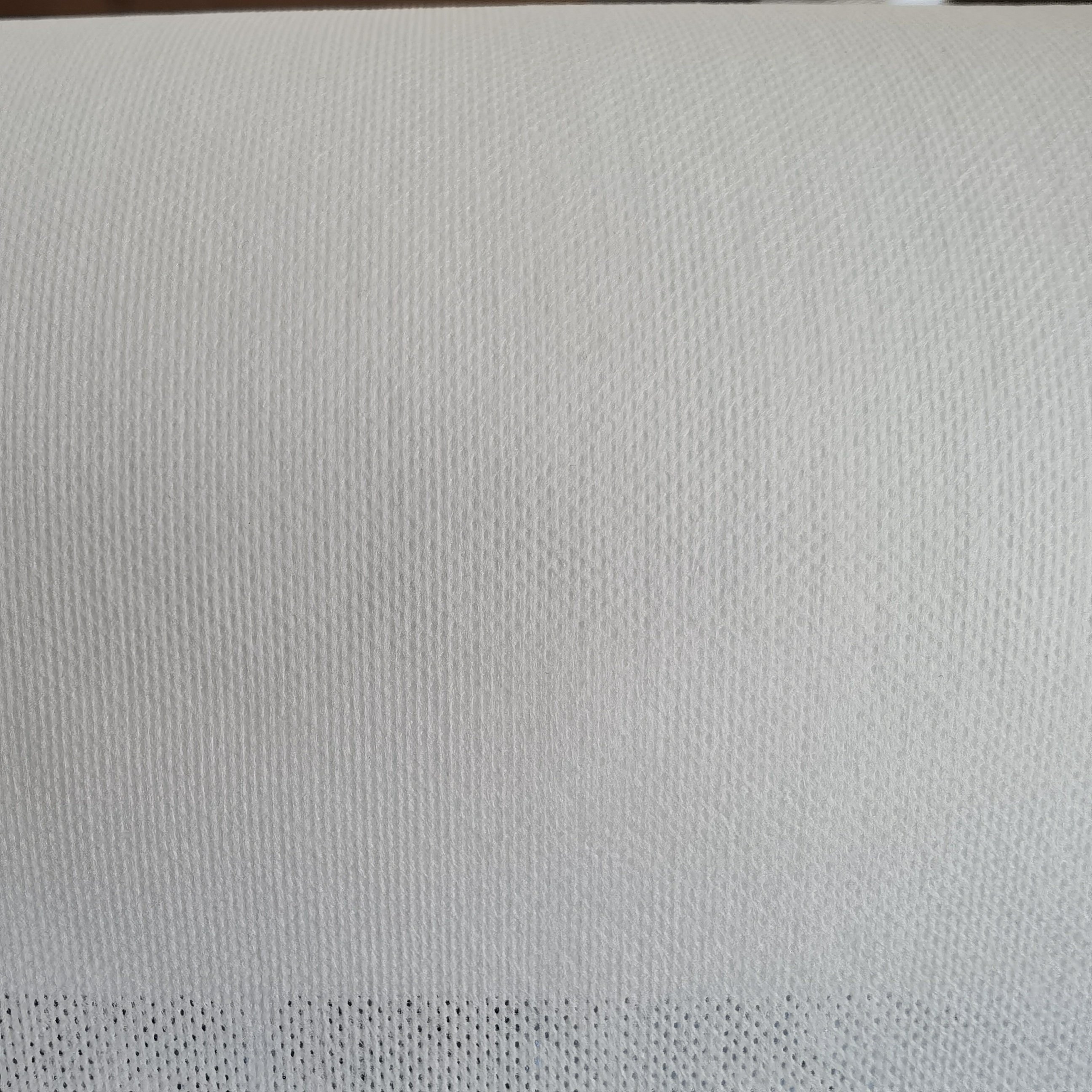Plain Customized Cotton Spunlace NonwovenParallel Cross Pearl Spunlace Nonwoven Fabric For Washcloth Jumbo Rolls