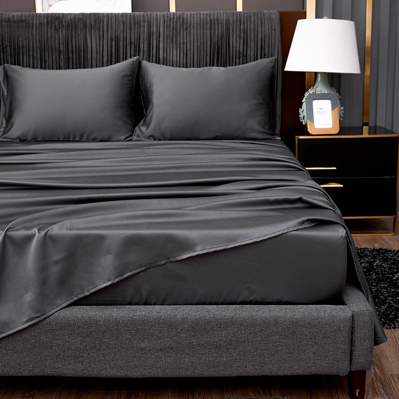 Custom Bamboo Bedding Set Luxury Bed Sheet Set for Hotel