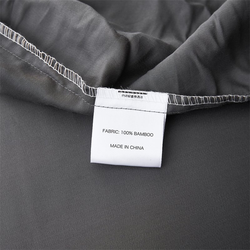 Custom Bamboo Bedding Set Luxury Bed Sheet Set for Hotel