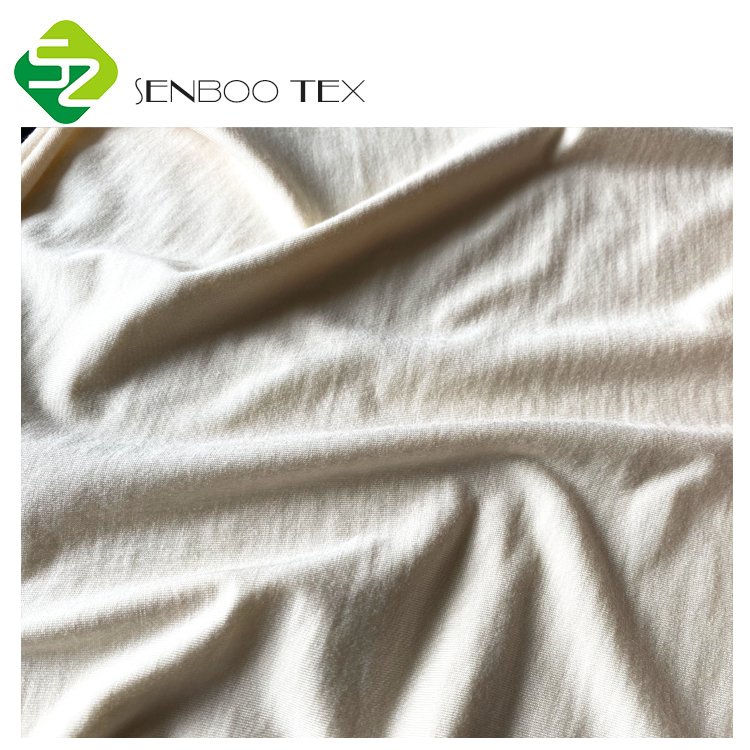 95% Modal 5% Spandex Knitted Fabric Eco-Friendly Elastin for Women's Clothing Underwear Sportswear Towels Bedding Diapers Girls