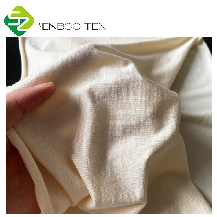 95% Modal 5% Spandex Knitted Fabric Eco-Friendly Elastin for Women's Clothing Underwear Sportswear Towels Bedding Diapers Girls