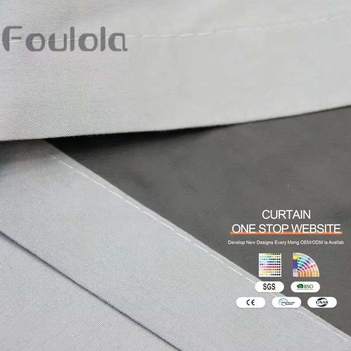 Factory Supply Blackout Coating Sunshade Cheap Fabric for Liner Curtains