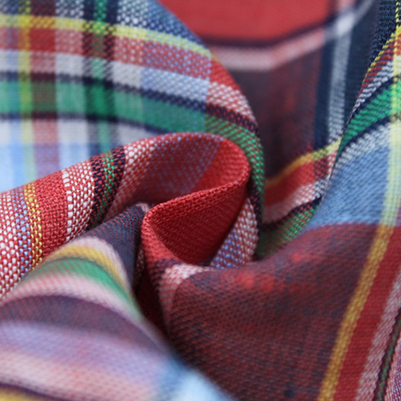 Delicacy Magnificent 100%Linen Yarn Dyed Check Fabric for Dress or Shirt