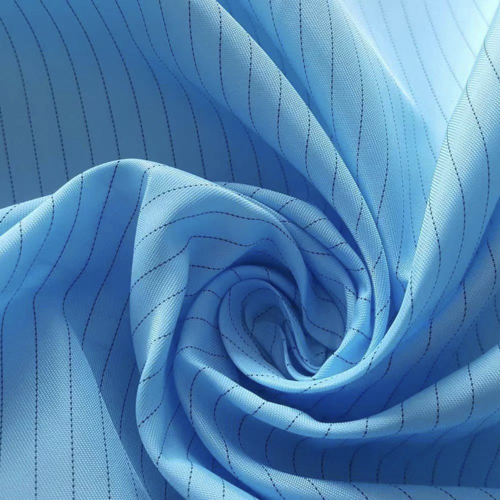 2024 Most Popular Esd Antistatic Fabric Textile Raw Material Silk Fabric Roll#K1
