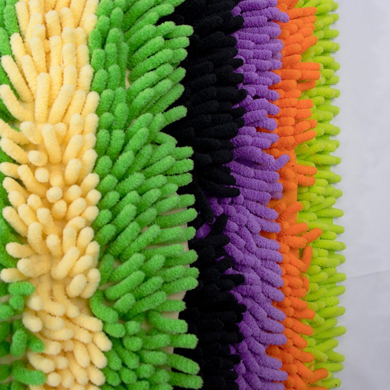 Lumo Factory Customized Microfiber Shaggy Chenille Fabric 100% Polyester Chenille Fabric Roll Chenille Microfiber Mop Pad Cloth