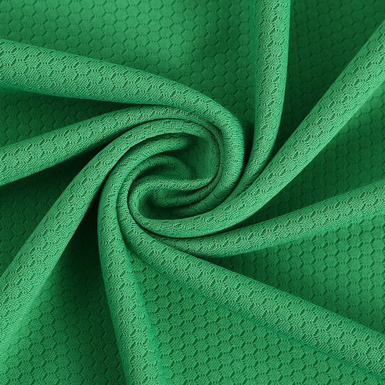 100% Polyester mesh stretch Knitting Shiny Plain Fabric Wholesale Textile Factory Flocking Mesh Fabric for basketball Jersey