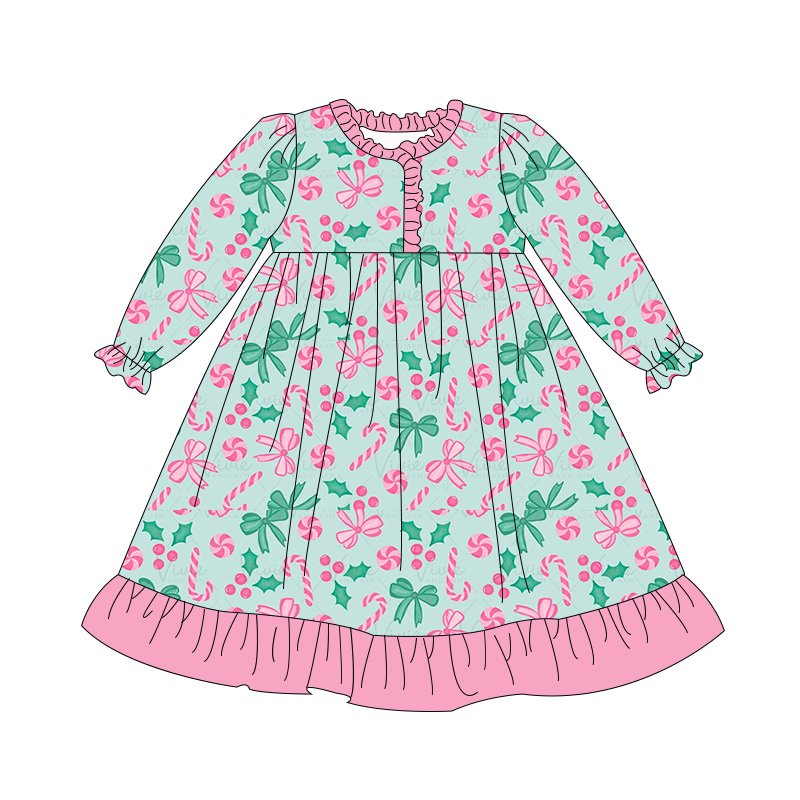 Newest bamboo custom Christmas print zip baby romper baby boys & girls winter baby bamboo pajamas clothing set for Christmas