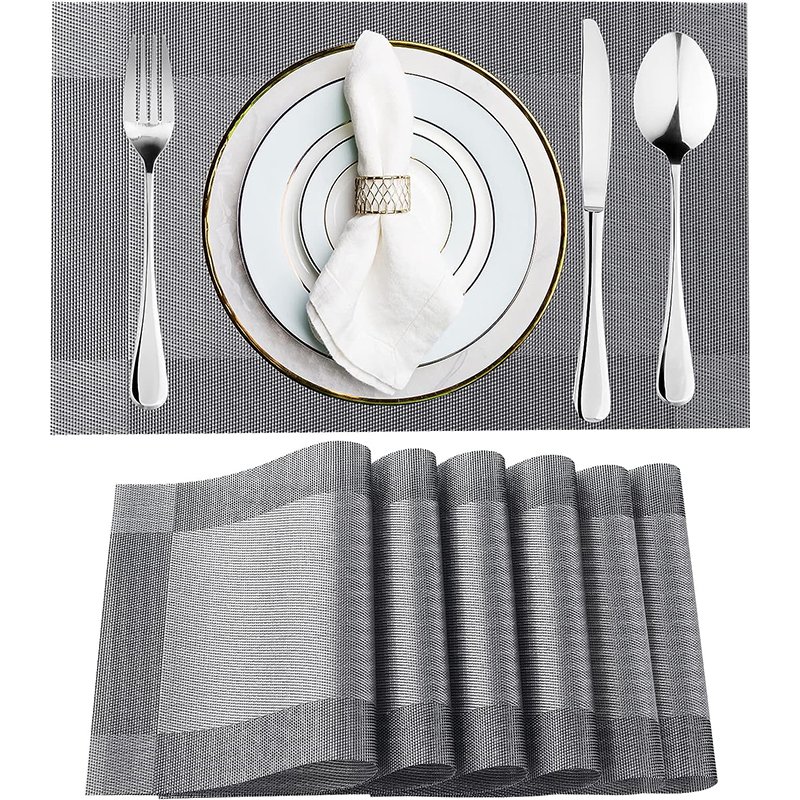 cotton dining table wedding rattan faux leather place mat best rustic wedding decor place mats