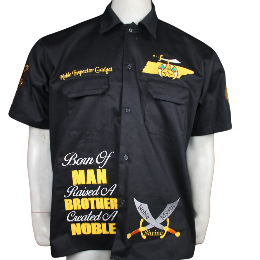 Moolah Temple Shriner Walking Shirts Customized with you name and temple name Twill fabric walking shirts