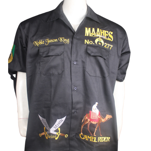 Moolah Temple Shriner Walking Shirts Customized with you name and temple name Twill fabric walking shirts