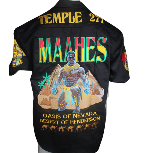 Moolah Temple Shriner Walking Shirts Customized with you name and temple name Twill fabric walking shirts