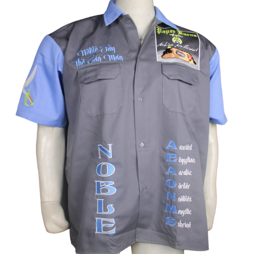 Moolah Temple Shriner Walking Shirts Customized with you name and temple name Twill fabric walking shirts