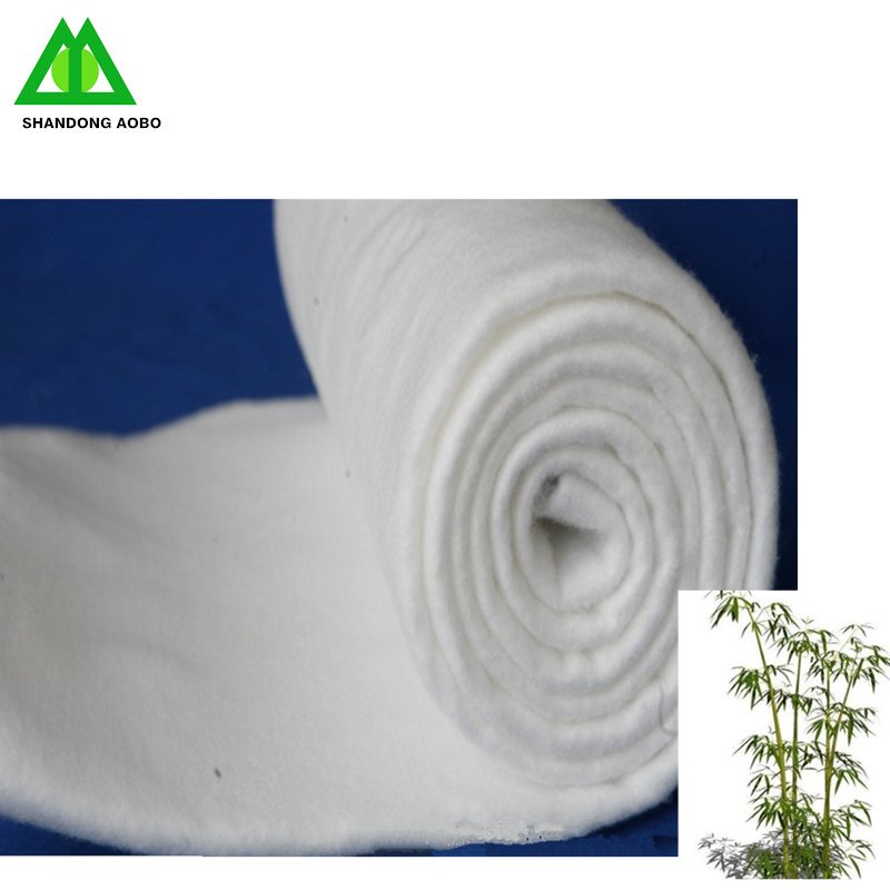 Natural Fiber Bamboo Batting Wadding for Filling Garments Bamboo Fiber