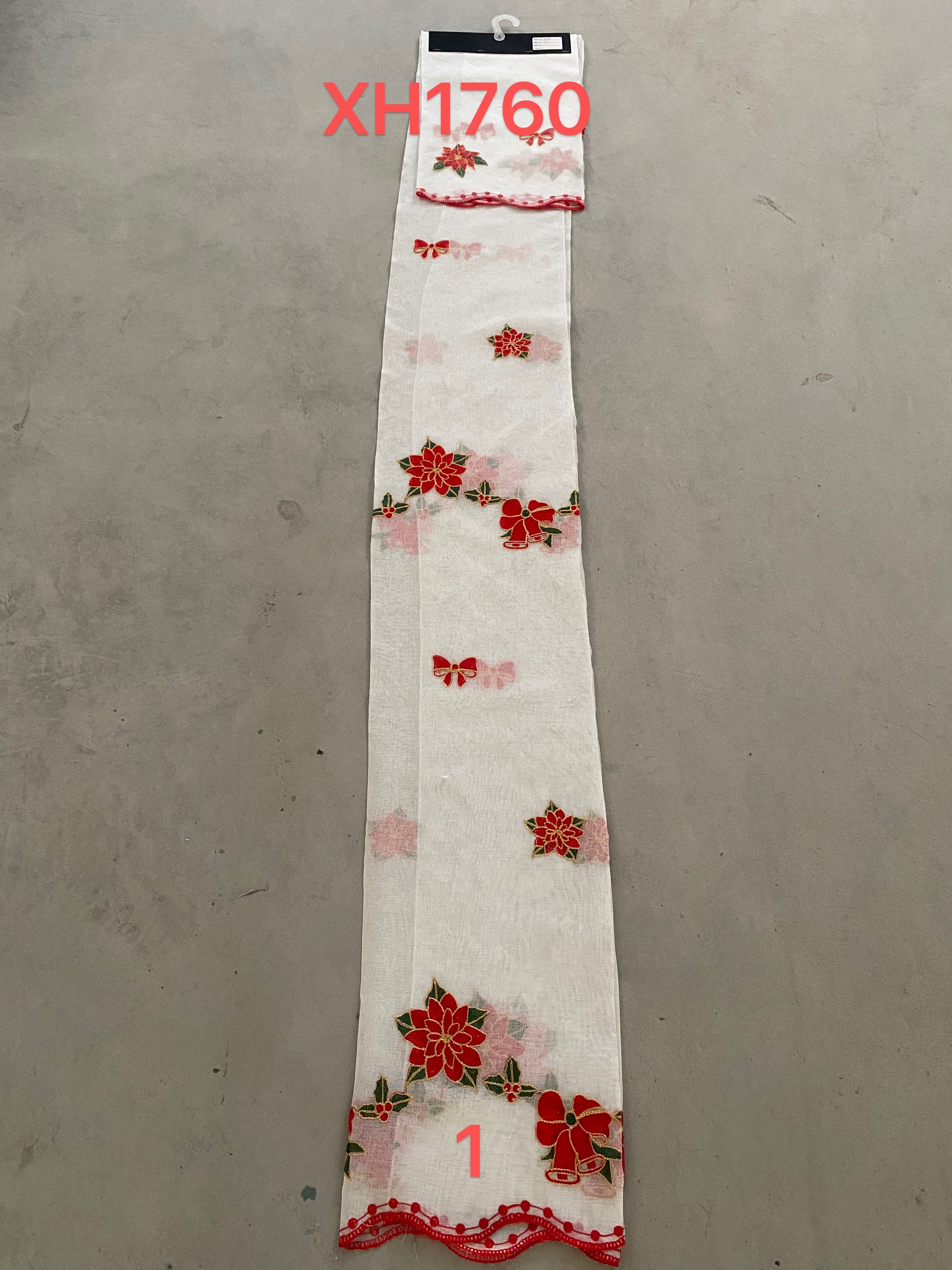 Tulle Linen Voile Sheer Christmas Embroidery Curtain Roll Fabric With Valance With Plemet Wholesale And Materials For Curtains