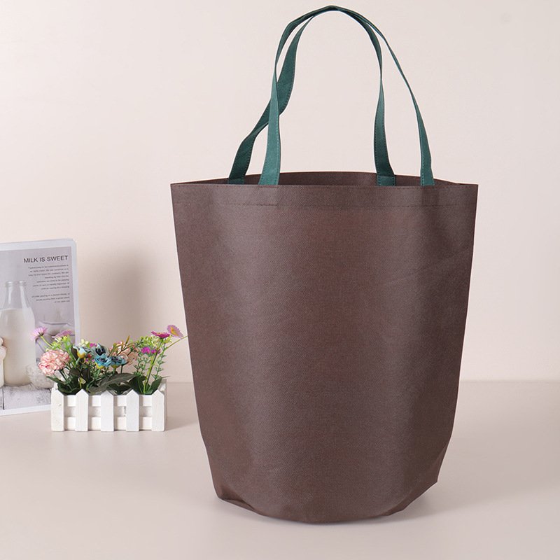 custom fabric color logo printing T/C reusable shopping Natural bamboo fiber Non woven tote bag