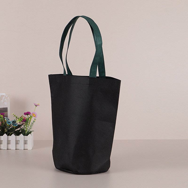 custom fabric color logo printing T/C reusable shopping Natural bamboo fiber Non woven tote bag