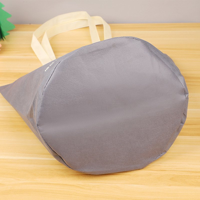 custom fabric color logo printing T/C reusable shopping Natural bamboo fiber Non woven tote bag