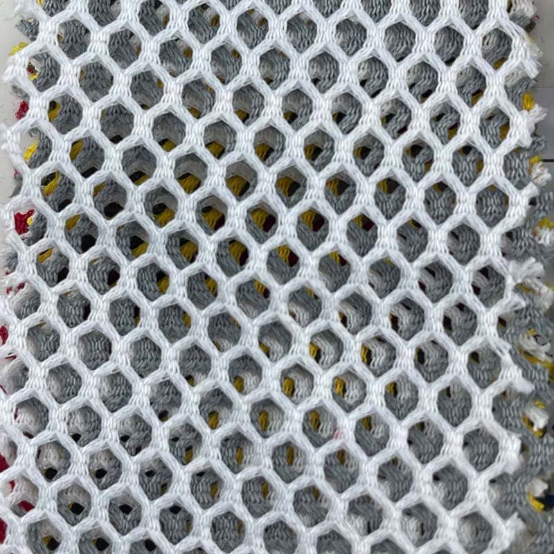 Pure polyester mesh hole fabric 100gsm knitted mesh fabric for underwear/clothing/ sports/ bag lining/office chair