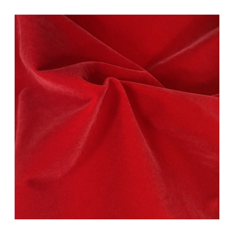 Factory wholesale 100% cotton velvet fabric for garment or shoes with custom color