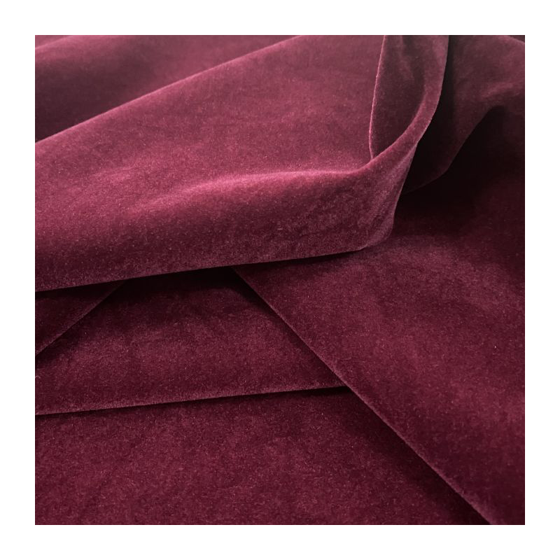 Factory wholesale 100% cotton velvet fabric for garment or shoes with custom color