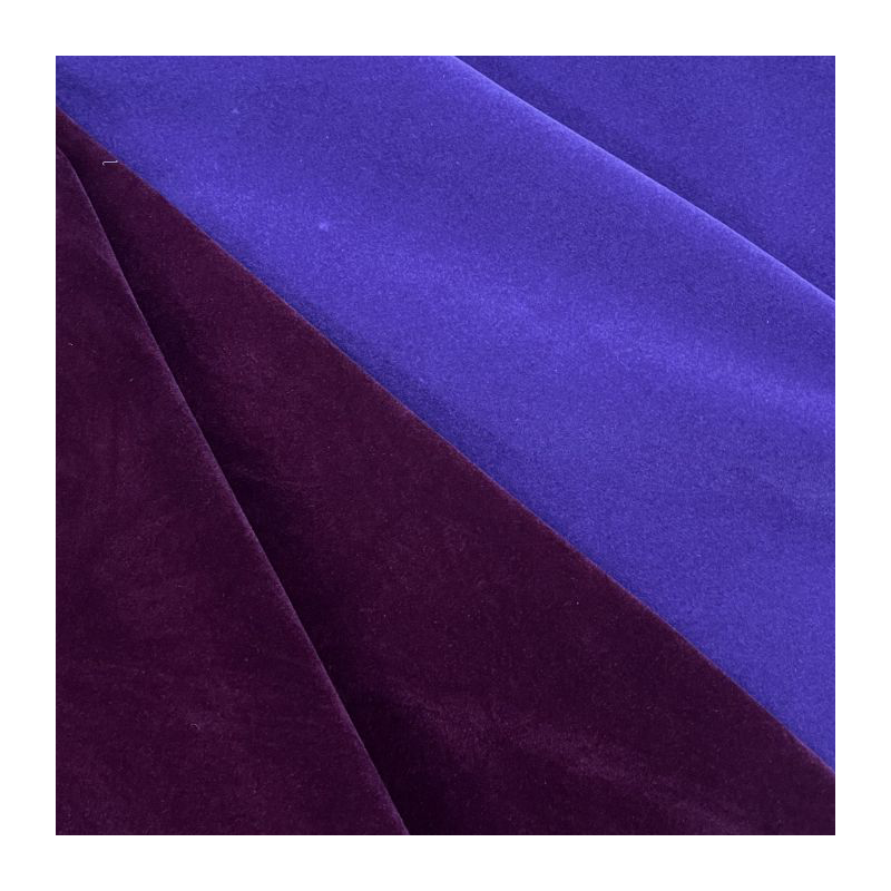 Factory wholesale 100% cotton velvet fabric for garment or shoes with custom color