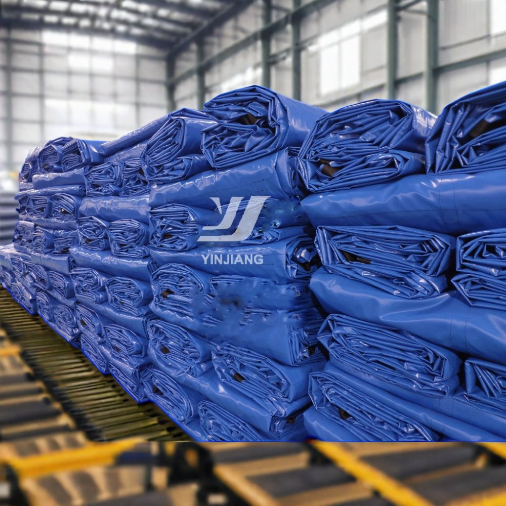 Manufacturer's Waterproof 6x8m PVC Tarpaulin Sheet 100% Polyester with Plain Design for Outdoor Use Car Accessories & Curtains