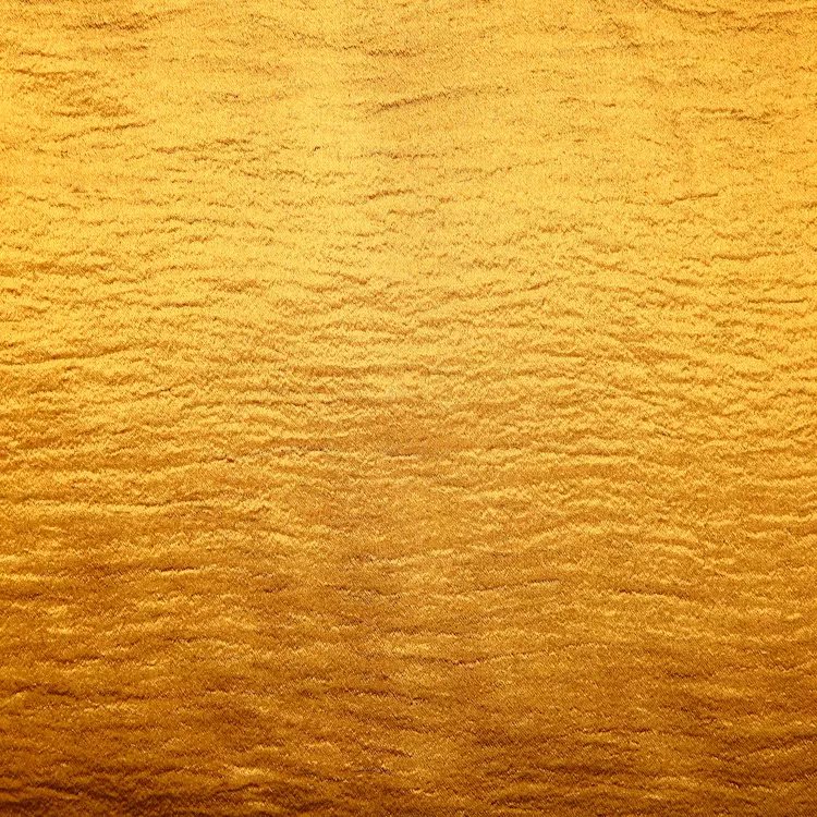 Wholesale new design woven golden crepe luxury satin gold foil 100% polyester fabric for dress