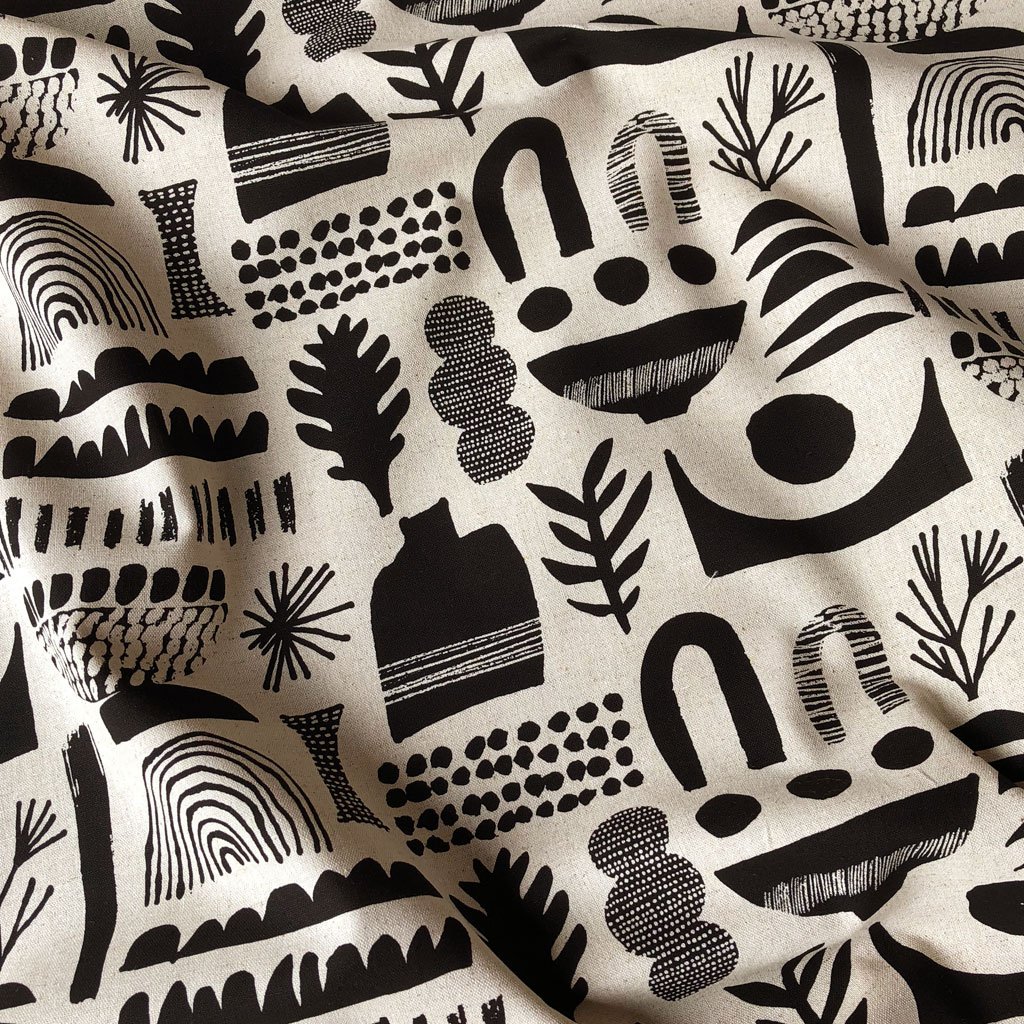 Top Quality Hand Block Printed Floral Design Pattern Linen Fabric available in Different Beautiful Colors for Apparel Clothing