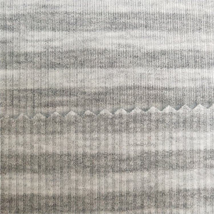 Ready To Ship 95% Bamboo Fiber 5% Spandex Soft Touch Stripe Rib Knit Swimwear Fabric