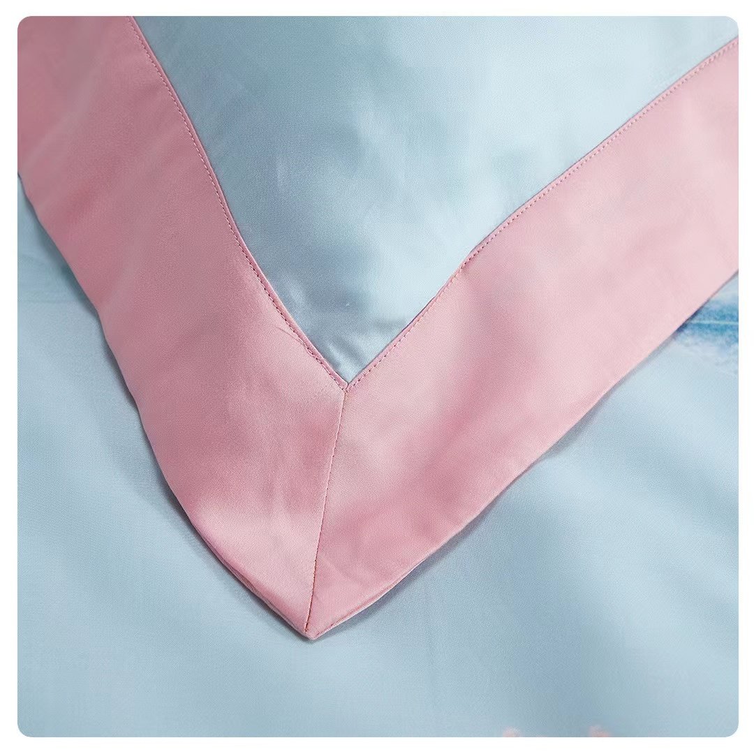 oeko tex100 tencel fabric bedding sets 7 pieces bed sheet bedding set tencel