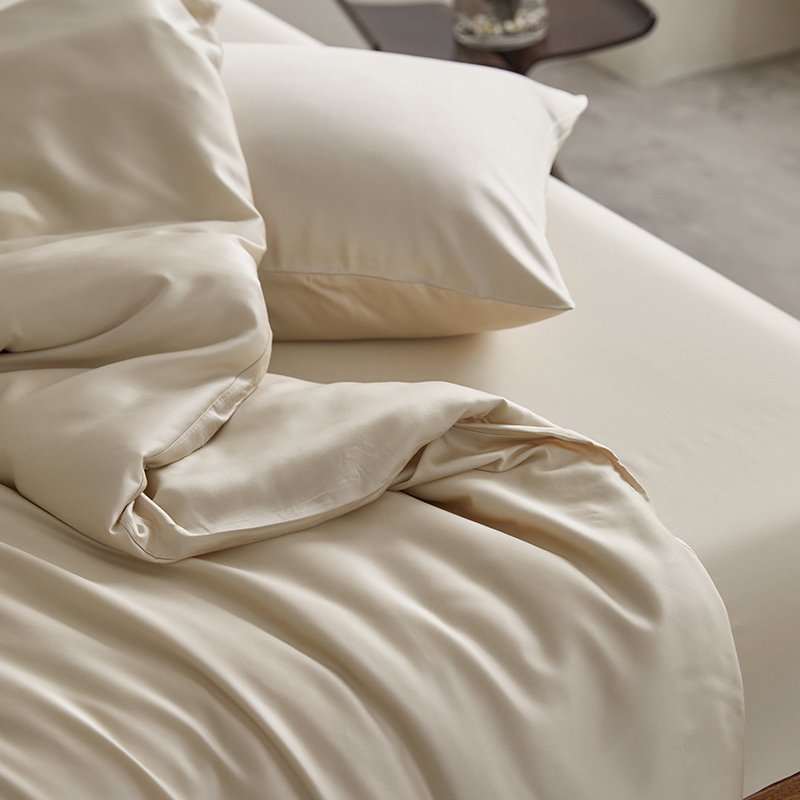 good quality sustainable bamboo fabric duvet cover sets with pillowcases customized packaging for home bedroom