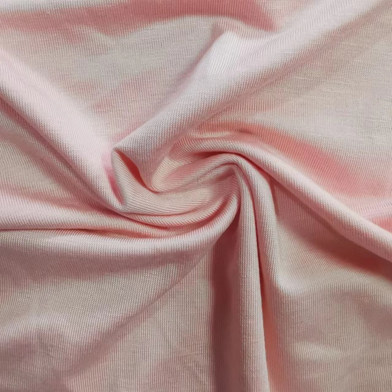 Plain Dyed Stock Lot Weft Bamboo Knit Fabric Stretch Baby Clothes 95% Bamboo 5% Spandex Bamboo Fiber Fabric