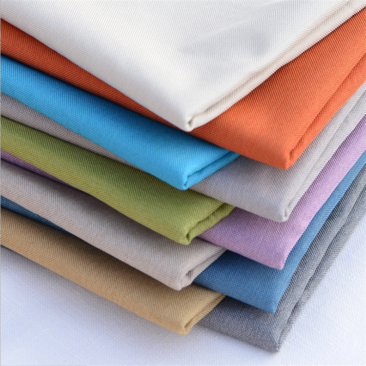 Factory price wholesale 100%polyester imitated linen sofa cushion faux linen fabric