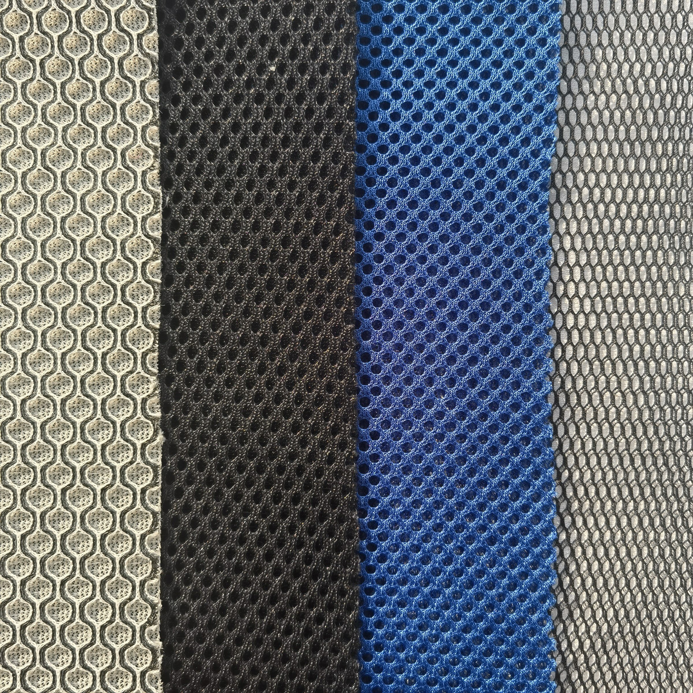 Factory Wholesale Polyester Warp Knitted Sandwich 3d Air Mesh Fabric For Cushion Sport Shoes Bag