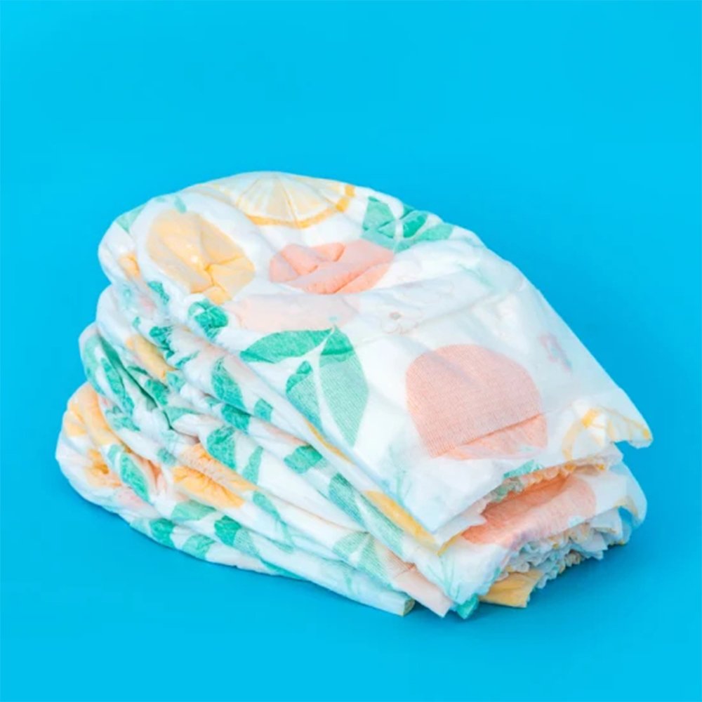 OEM ODM newborn nappy business bamboo overnight sustainable chlorine free eco pure white