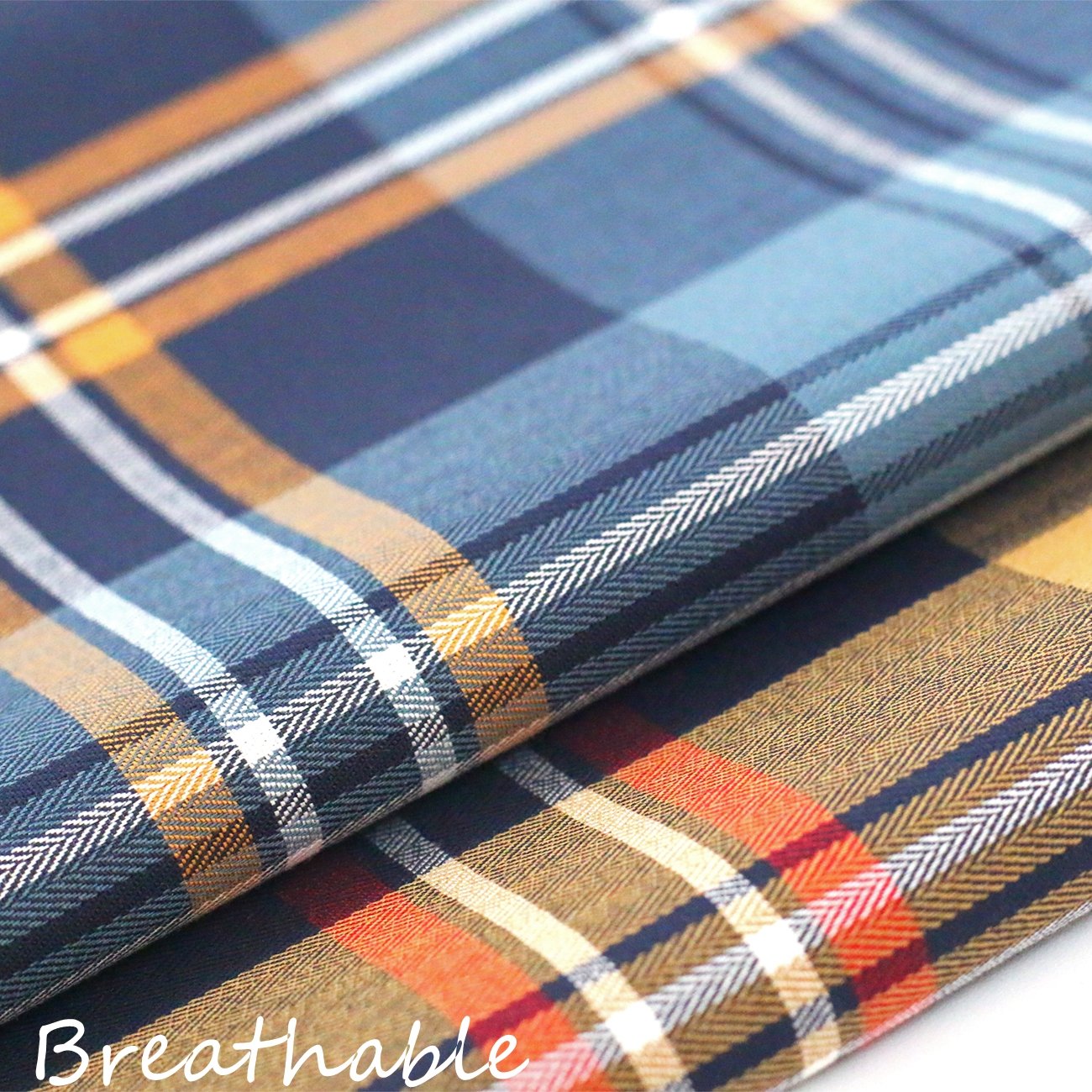 Wholesale Purchaser Eco Anti-Wrinkle Spandex Yarn Dyed Twill Sustainable Woven Shirt Fabrics