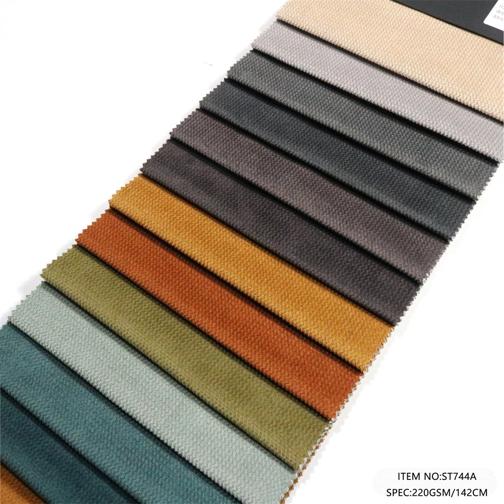 Hot Sale Fabric Polyester For Sofa KS Velvet Sofa Fabric Multi-colors Design Velvet Sofa Fabric