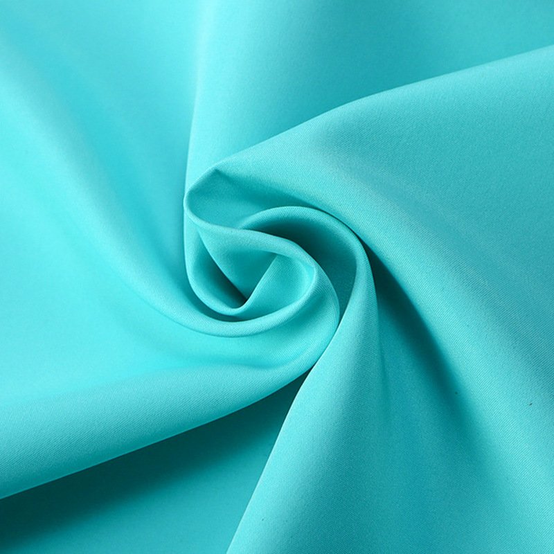 The new 150D high stretch spring yarns 100% polyester fabric is used for clothing hardshell fabric