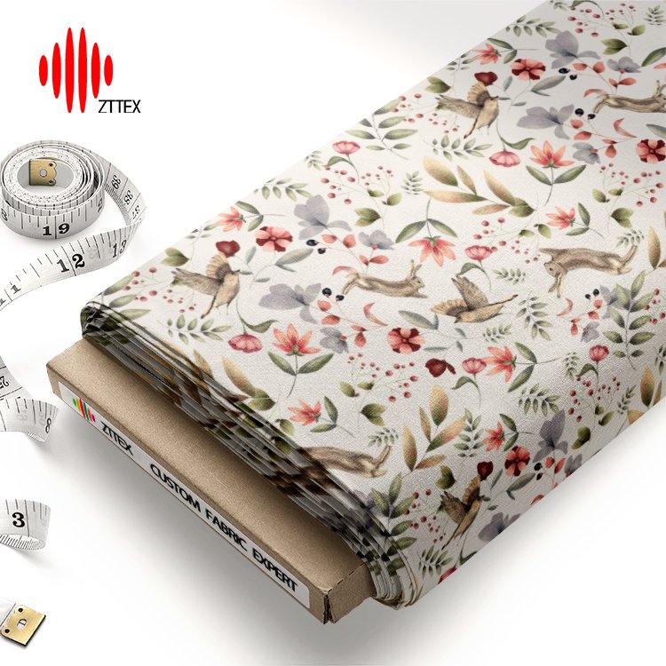 Custom design woven print linen fabric for sale wholesale
