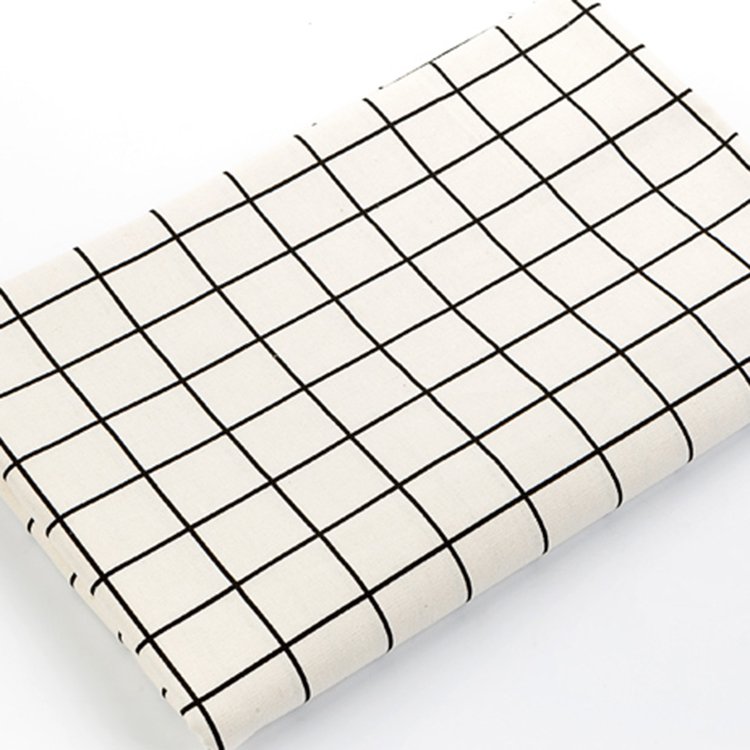 Custom design woven print linen fabric for sale wholesale